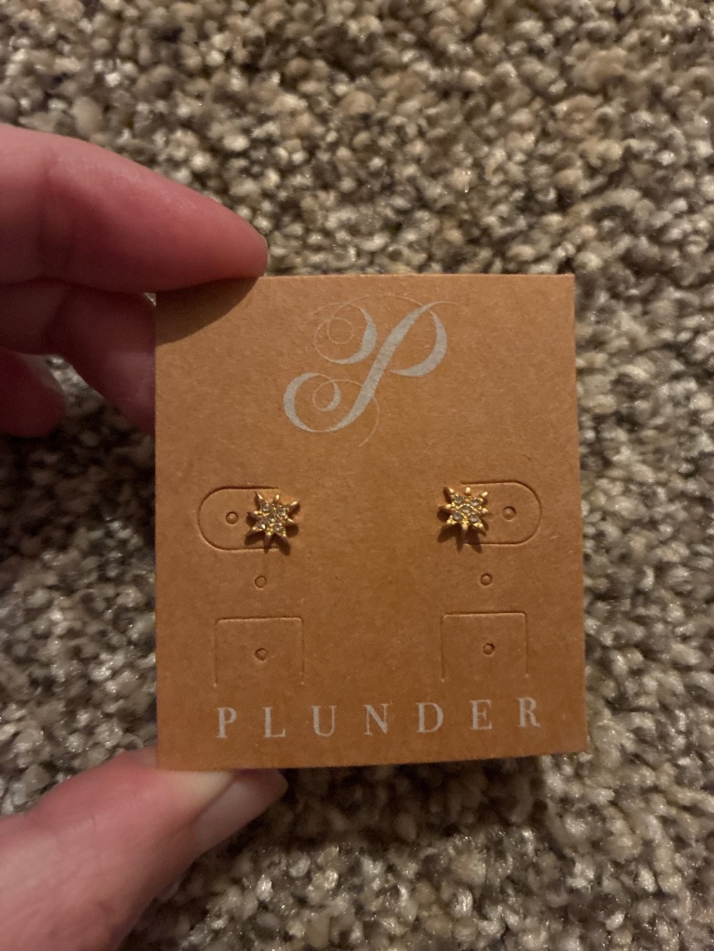 Plunder Starburst Crystal Earrings